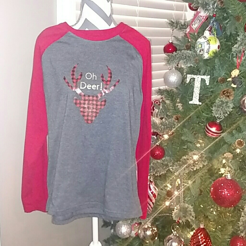 Ladies small Rustic Christmas Buffalo Plaid shirt!